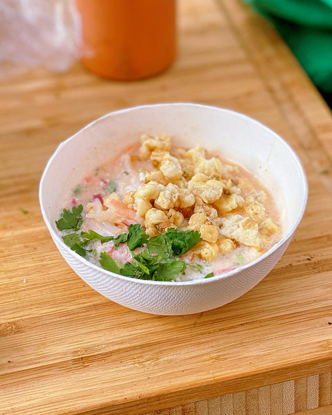 FILIPINO SHRIMP CEVICHE (shrimp kinilaw) RECIPE